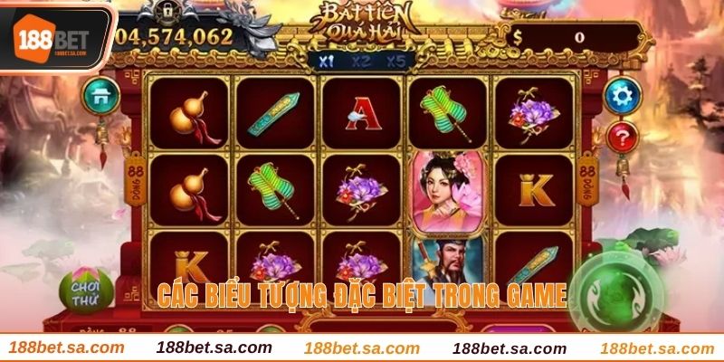 Khám Phá Cách Chơi Game Bát Tiên Quá Hải Cực Hot Tại 188BET 2 Trong game có nhiều biểu tượng đặc trưng với tỷ lệ thưởng khác nhau